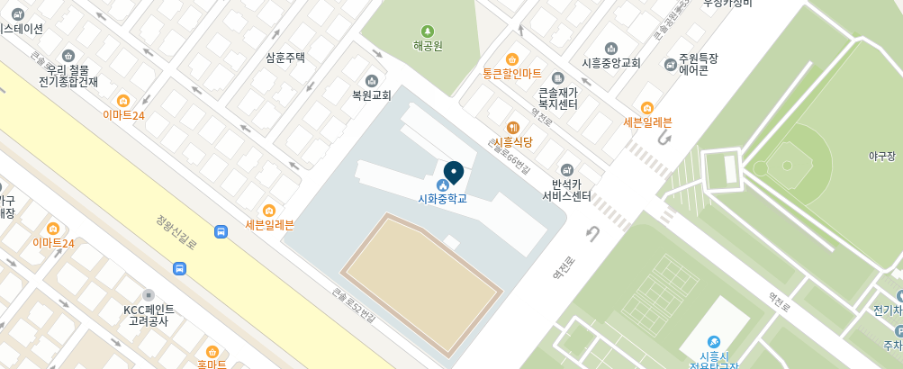 영재교육원 위치 지도 이미지